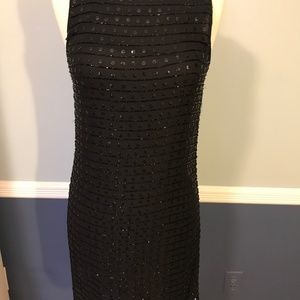 Alice + Olivia Black Beaded Dress sz.2